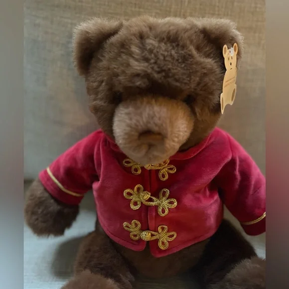 NWT VINTAGE LORD & TAYLOR 2001 GUND PLUSH TEDDY BEAR- 20" - Picture 2 of 4